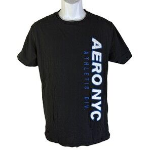 AEROPOSTALE AERO NYC Short Sleeve‎ Black T-Shirt Medium